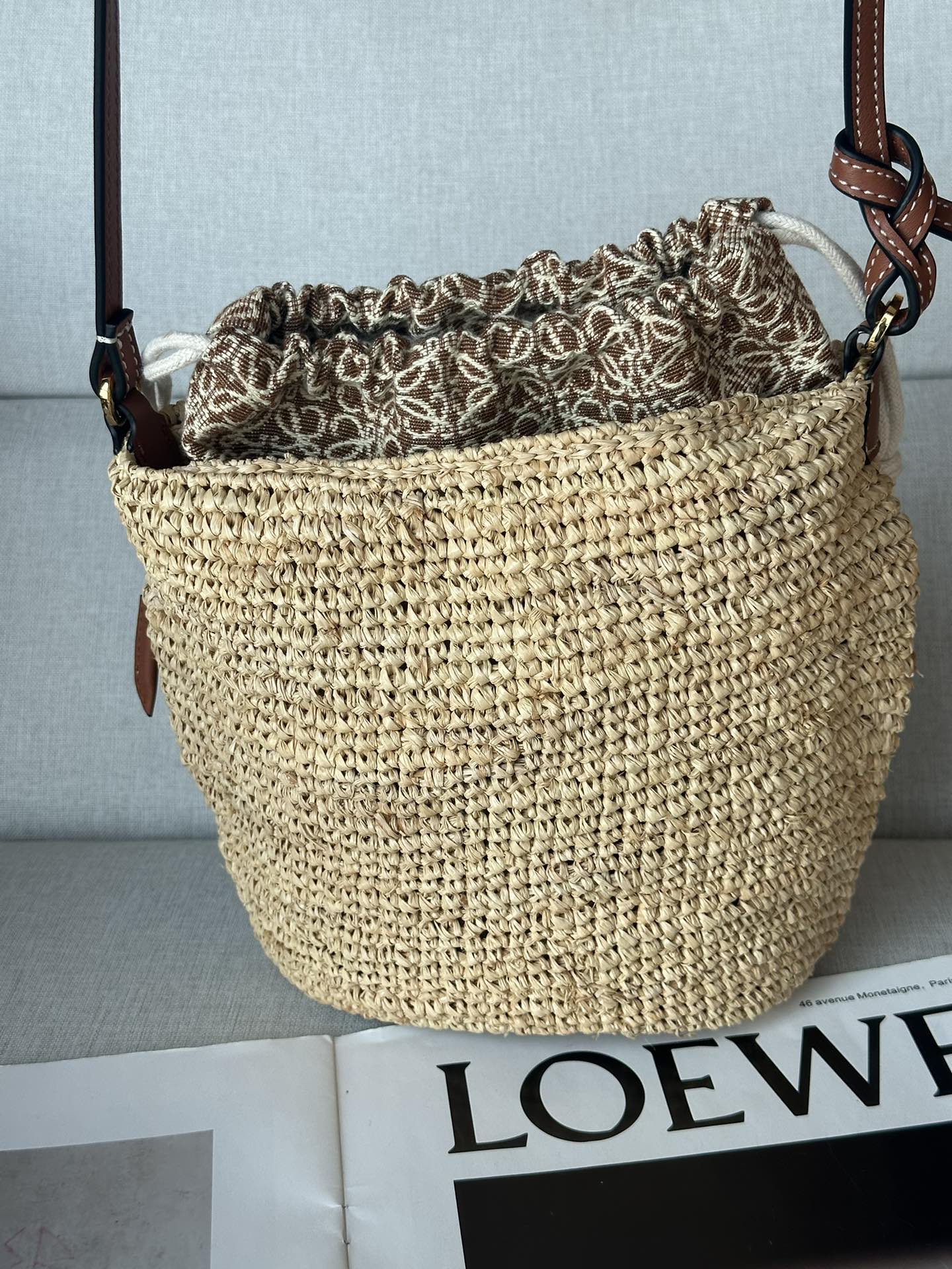 LW Raffia Basket
