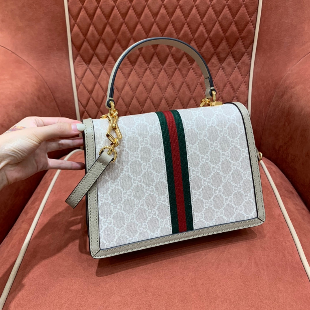 GG Ophidia medium top handle bag
