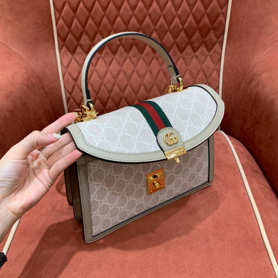 GG Ophidia medium top handle bag