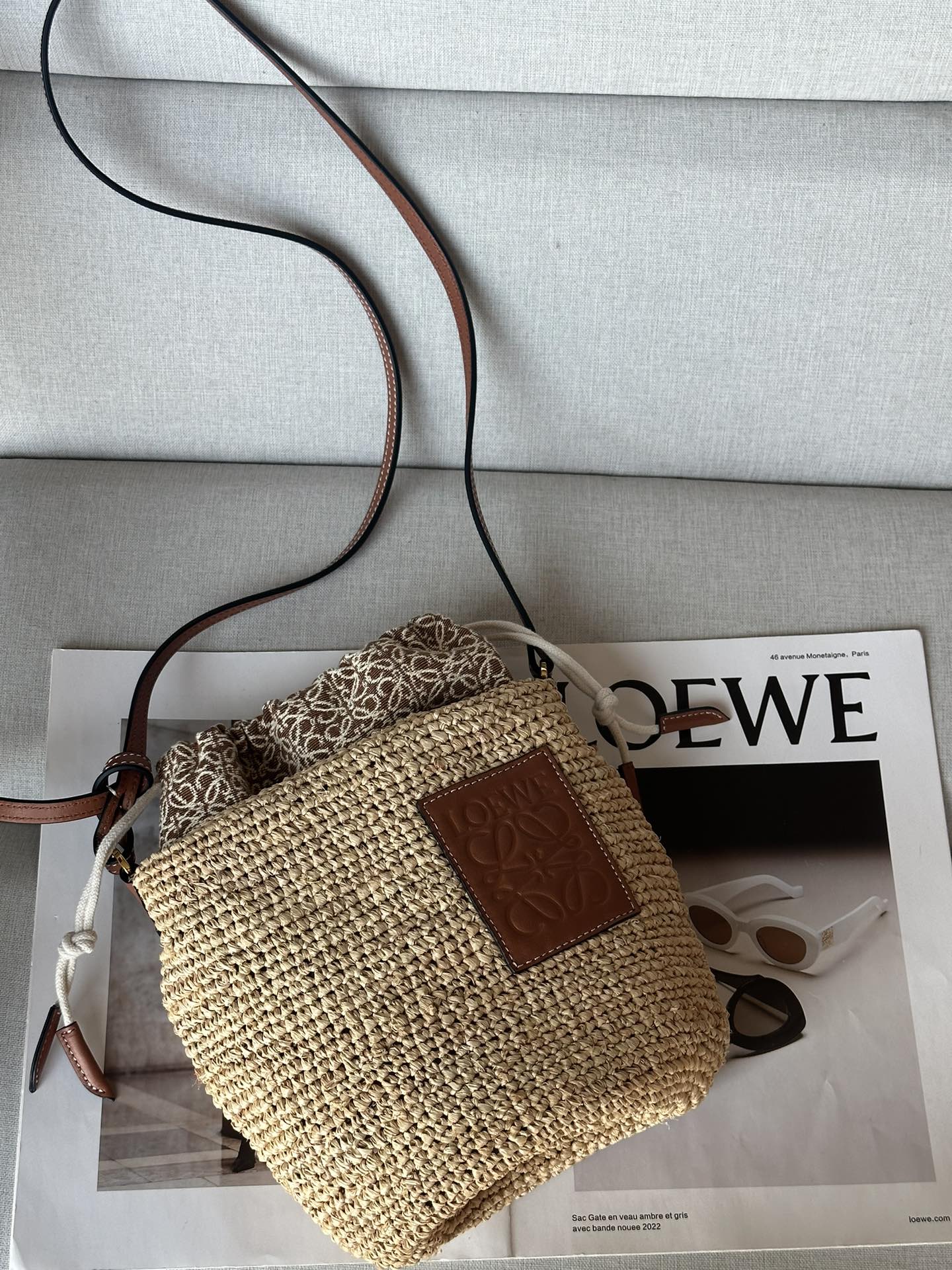 LW Raffia Basket