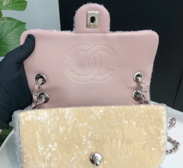 CH Pink Mini Tricolor Sequin