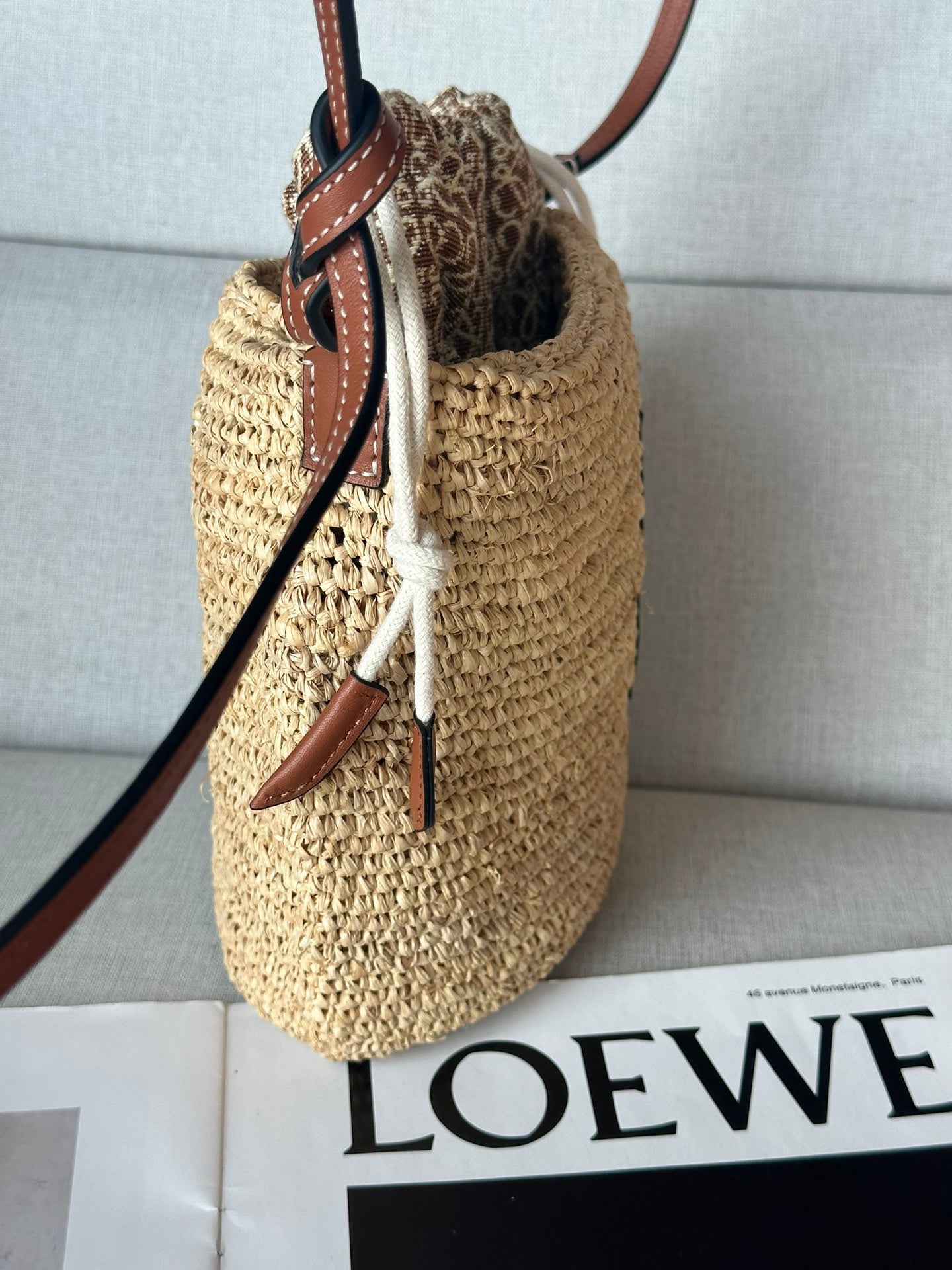 LW Raffia Basket
