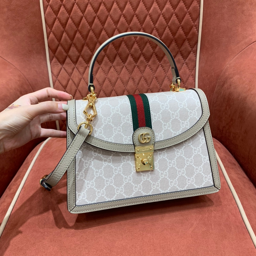 GG Ophidia medium top handle bag