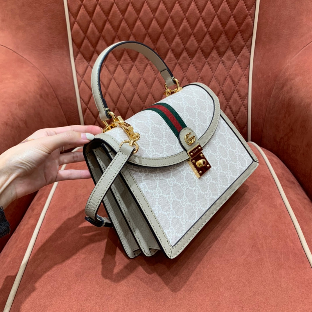 GG Ophidia medium top handle bag