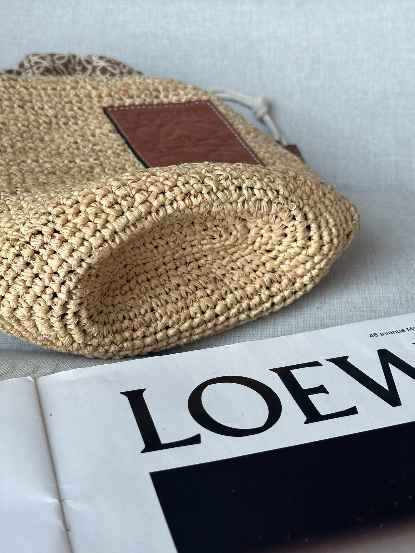 LW Raffia Basket