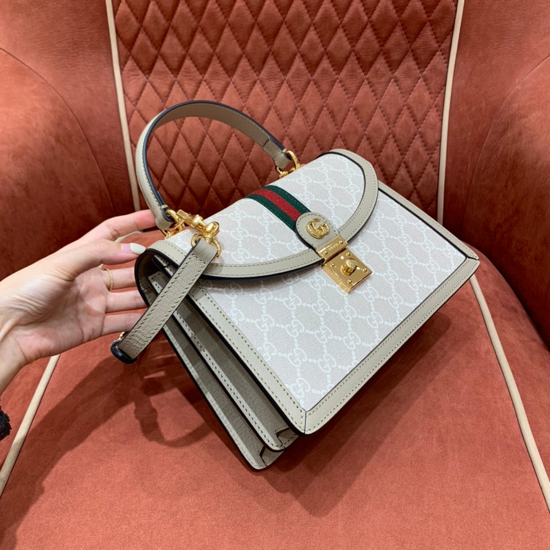GG Ophidia medium top handle bag