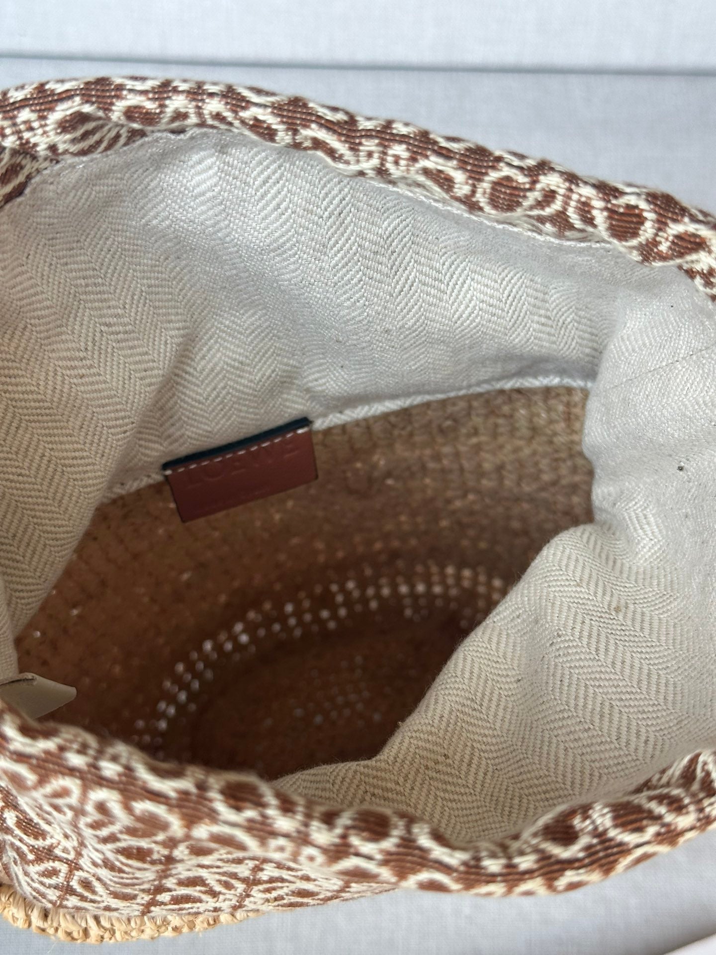 LW Raffia Basket