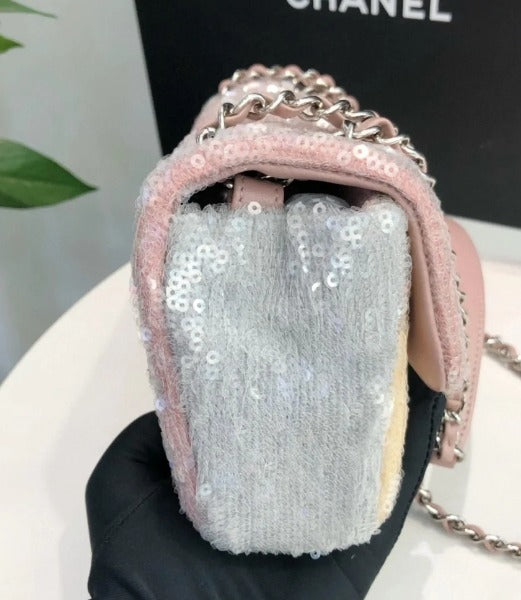 CH Pink Mini Tricolor Sequin
