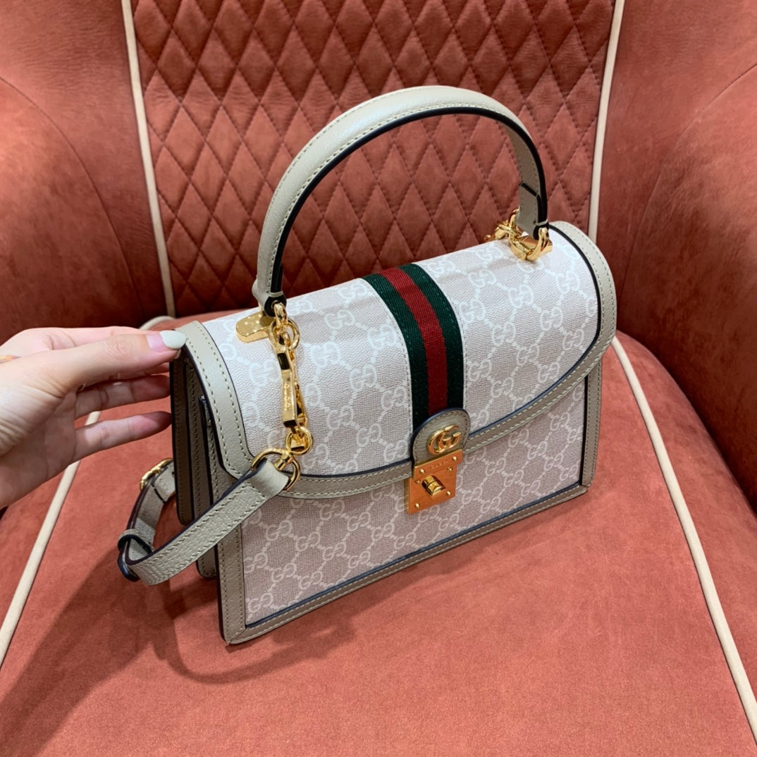 GG Ophidia medium top handle bag